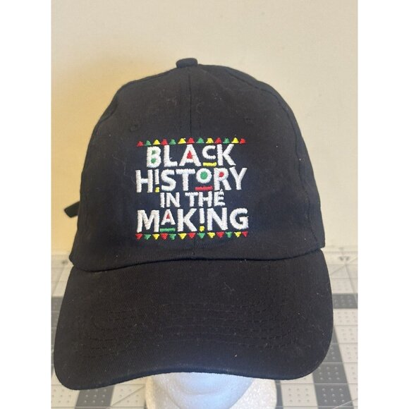 Vintage Black History In The Making Strapback Hat - Picture 1 of 4